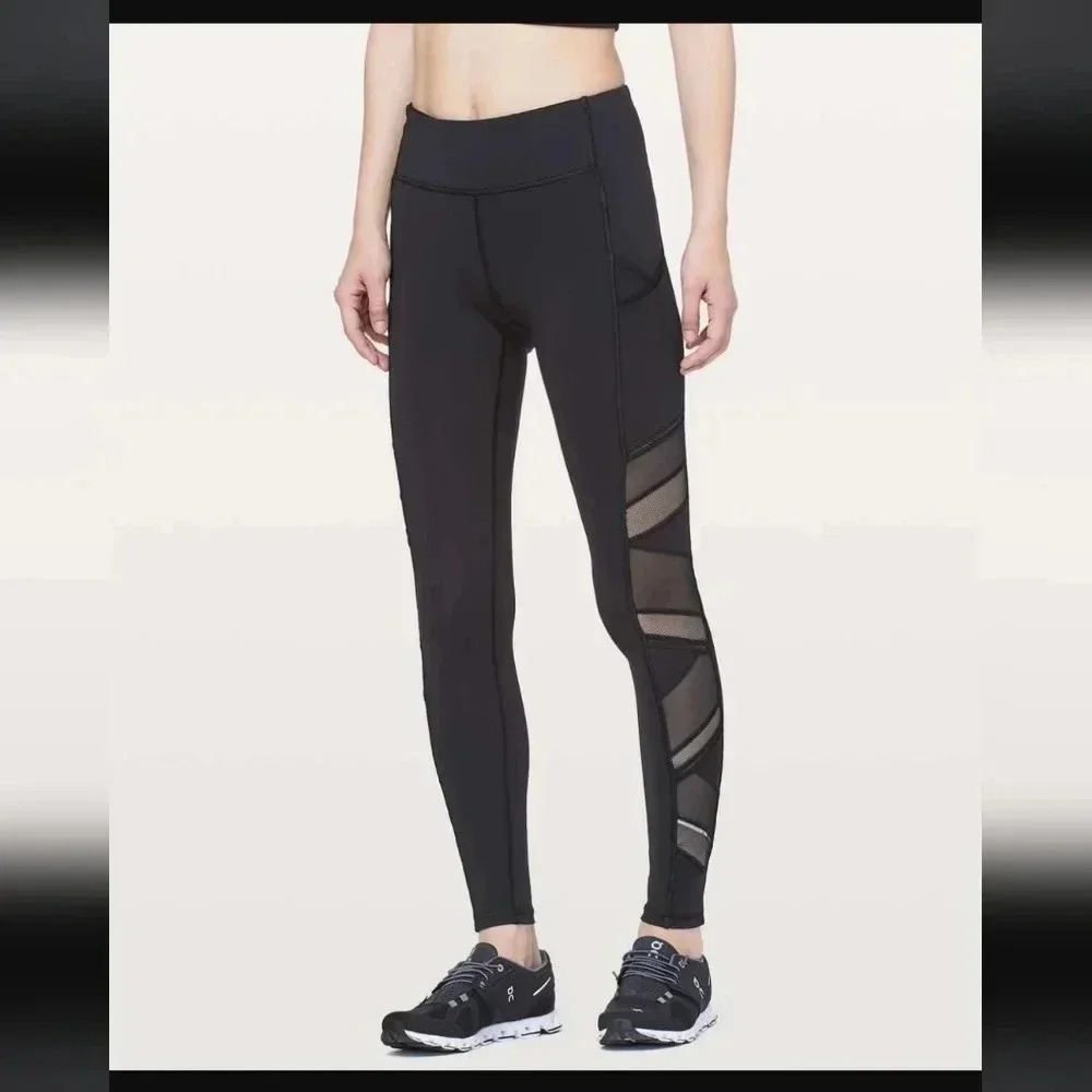 Lululemon Speed Up Tight *Mesh 28"Black